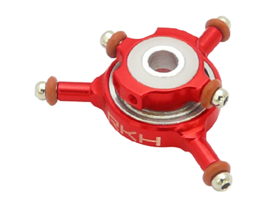 CNC AL Swashplate Set (Red) - Trex 150 DFC