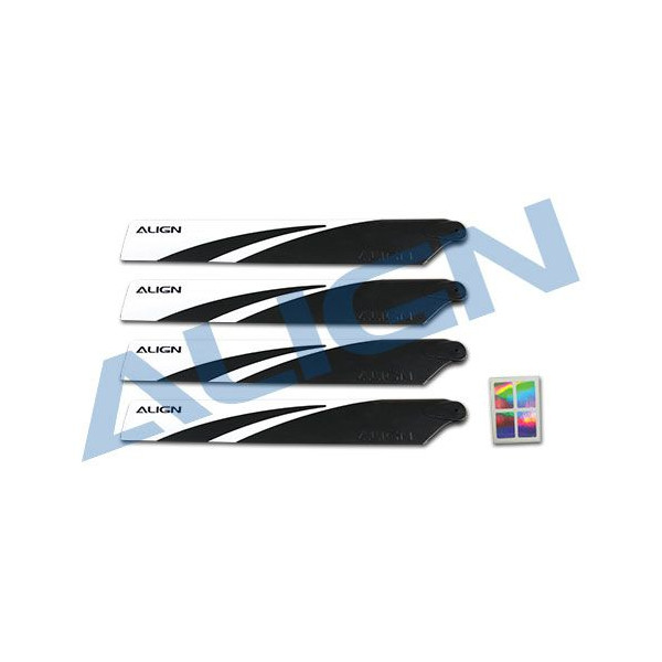 ALIGN HD123A 120 Main Blades-Black/White ALIGN HD123A 120 Main Blades-Black/White