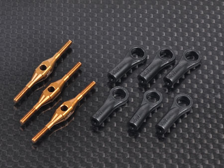 500/600Pro Ti Turnbuckles (M2.0x31 -3pcs) for Trex 500/600P swas 500/600Pro Ti Turnbuckles (M2.0x31 -3pcs) for Trex 500/600P swas
