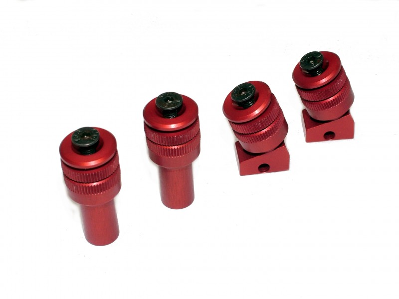 Quick UK TREX 700E Canopy Mag Mounting Set - Red Quick UK TREX 700E Canopy Mag Mounting Set - Red