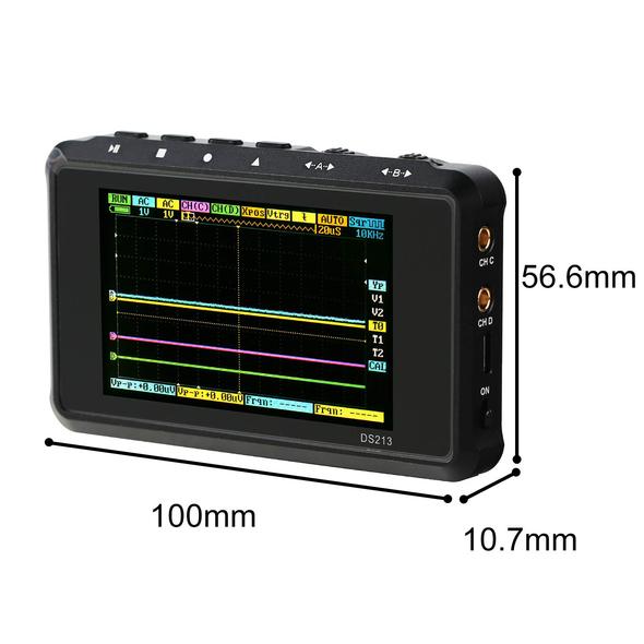 Sainsmart DS213 mini pocket digital oscilloscope 4 Channels