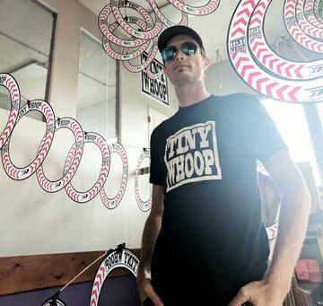 TW Black T-Shirt with White Tiny Whoop Logo (L) TW Black T-Shirt with White Tiny Whoop Logo (L)