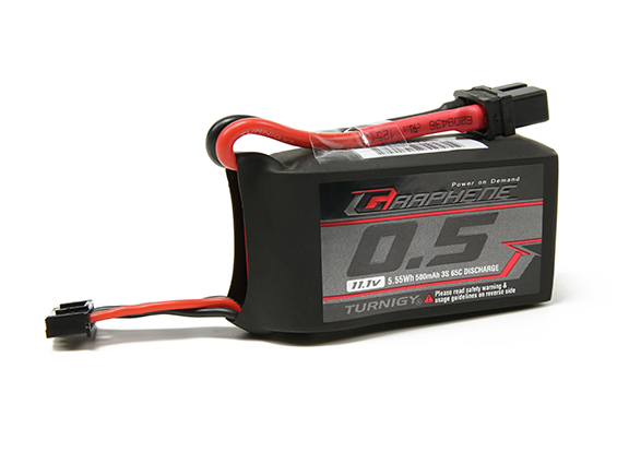 Turnigy Graphene 500mAh 3S 65C Lipo Pack Turnigy Graphene 500mAh 3S 65C Lipo Pack