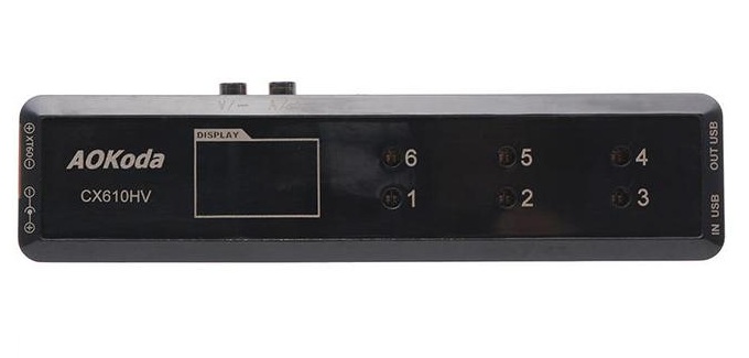 CX610ハイボルテージ用 6 Channel 1S 1.0A Micro Charger DC/XT60(1セル専用) CX610ハイボルテージ用 6 Channel 1S 1.0A Micro Charger DC/XT60(1セル専用)