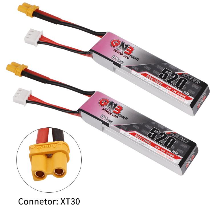 GAONENG HV Lipo Battery 2S 520mAh(80C) 2pack GAONENG HV Lipo Battery 2S 520mAh(80C) 2pack