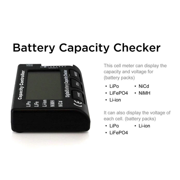 Digital RC 5 in 1 Smart Battery Checker