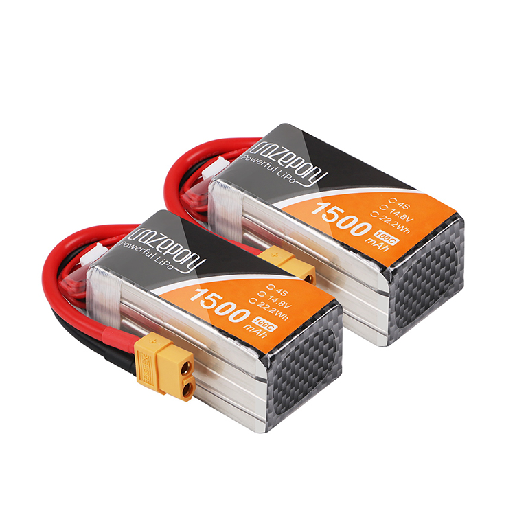 Crazepony 1500mAh 100C 14.8v lipo battery pack XT60 (2pcs) Crazepony 1500mAh 100C 14.8v lipo battery pack XT60 (2pcs)