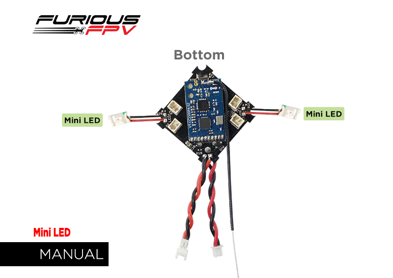 Furious FPV Mini Led for Tinywhoop - Red