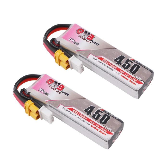 GAONENG HV Lipo Battery 2S 450ｍAh(80C) 2pack
