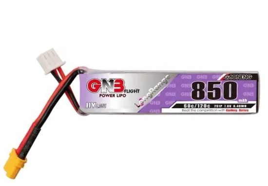 GAONENG HV Lipo Battery 2S 850ｍAh(60C)