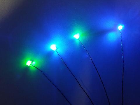 4 LED Harness of Tiny Whoop LED - 2Blue 2Green 4 LED Harness of Tiny Whoop LED - 2Blue 2Green