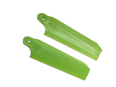 KBDD Tail Blades - T-REX550E - Neon Green - 84.5mm