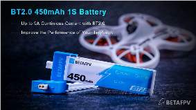 Beta FPV BT2.0 450mAh 1S 30C Battery