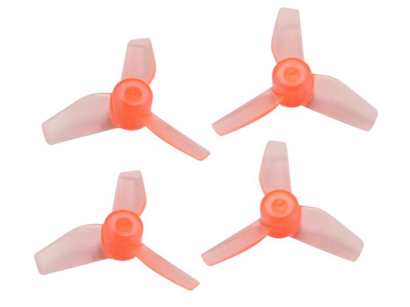 RKH 40mm 3 Blade Clear Propeller Set (Orange)