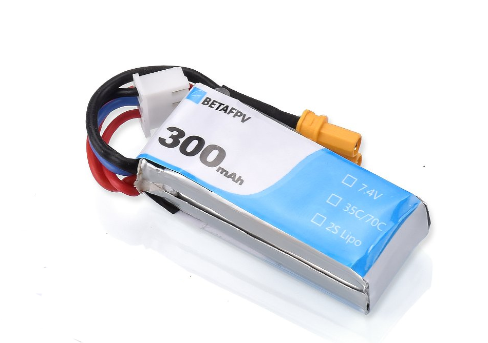 Beta FPV 300mAh 2S 35C Lipo Battery(XT30) Beta FPV 300mAh 2S 35C Lipo Battery(XT30)