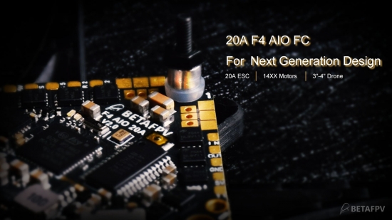 BETA FPV Toothpick F4 2-4S 20A Brushless Flight Controller (コネクタ BETA FPV Toothpick F4 2-4S 20A Brushless Flight Controller (コネクタ