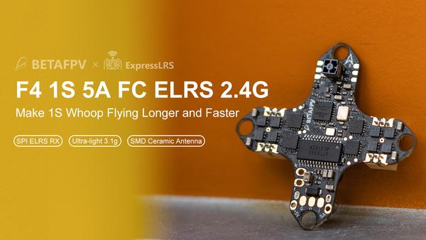 BETA FPV F4 1S 5A AIO Brushless Flight Controller (ELRS 2.4G)