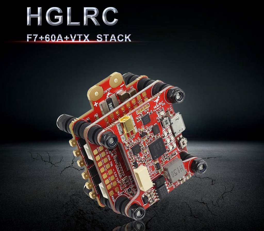 HGLRC FD F7 Dual Gyro 60A 3-6S BL32 4in1 VTX 400MW HGLRC FD F7 Dual Gyro 60A 3-6S BL32 4in1 VTX 400MW