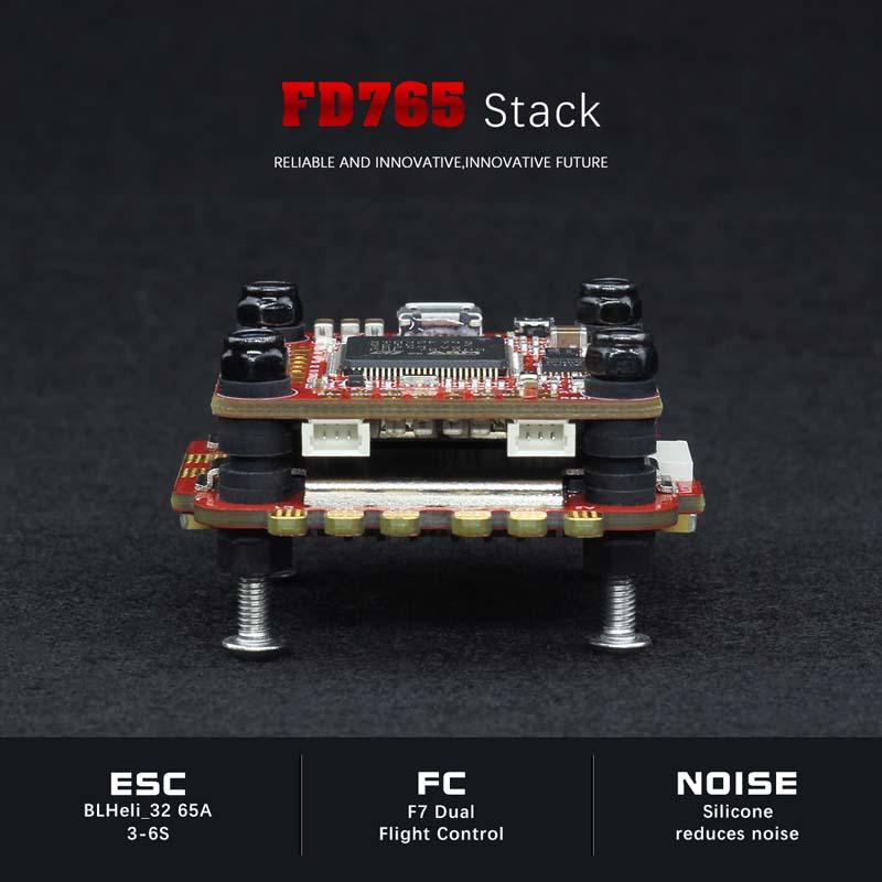 HGLRC FD765 F7 FC L431 65A Blheli 4in1 3-6AS ESC Stack HGLRC FD765 F7 FC L431 65A Blheli 4in1 3-6AS ESC Stack