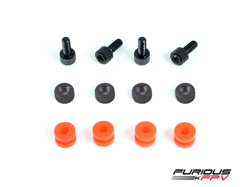 Furious FC CNC Dampening Set M3 - BLACK Furious FC CNC Dampening Set M3 - BLACK