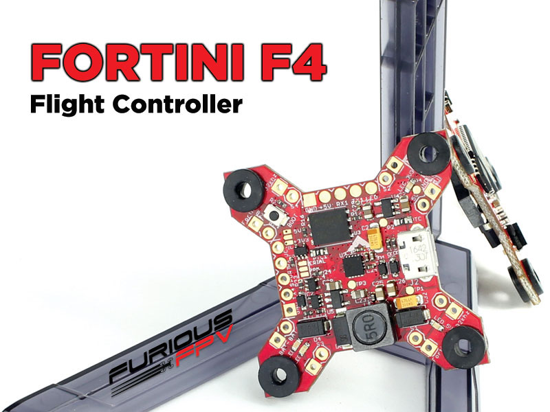 Furious FORTINI F4 32Khz 16MB Black Box Flight Controller Furious FORTINI F4 32Khz 16MB Black Box Flight Controller
