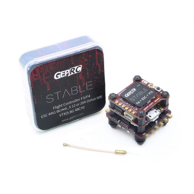 GEPRC Stable F4 + 12A ESC + VTX Mini Tower (20x20mm) GEPRC Stable F4 + 12A ESC + VTX Mini Tower (20x20mm)