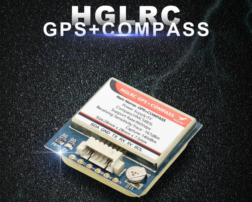 HGLRC GPS&COMPASS U8 GPS & HMC5883L Compass for RC Drone HGLRC GPS&COMPASS U8 GPS & HMC5883L Compass for RC Drone