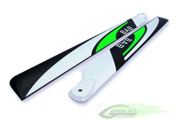 BG4690 SAB 690mm Carbon Fiber Main Blades(Green) BG4690 SAB 690mm Carbon Fiber Main Blades(Green)