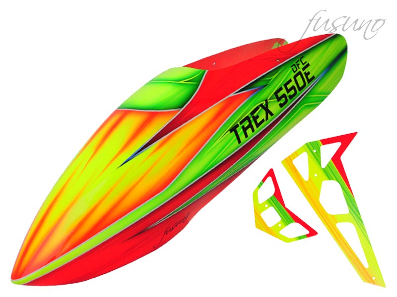 FUC-DFC550CB FUSUNO Rocket Airbrush Canopy Trex 550 DFC/ Trex 55 FUC-DFC550CB FUSUNO Rocket Airbrush Canopy Trex 550 DFC/ Trex 55