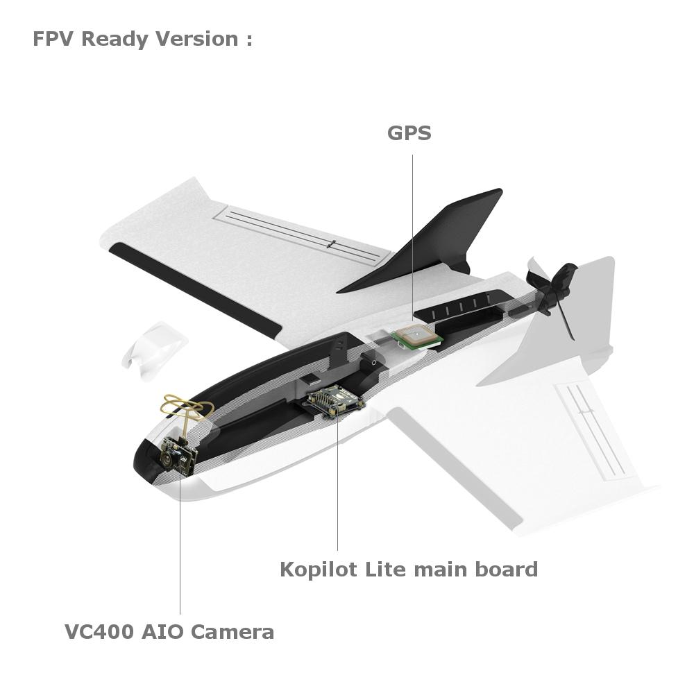 ZOHD Dart250G 570mm GPSフライトコントローラー付 EPP FPV RC Airplane (PNP)