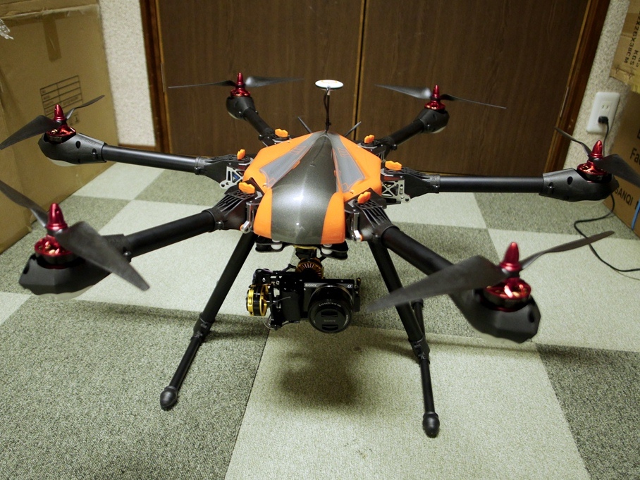 FH800 X-CAM Kongcopter Folding Hexacopter FPV Complete Set FH800 X-CAM Kongcopter Folding Hexacopter FPV Complete Set