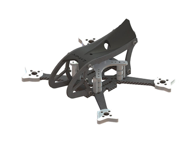 LX2598-3 - GosH 2 110mm FPV Racer Frame, Black Color LX2598-3 - GosH 2 110mm FPV Racer Frame, Black Color