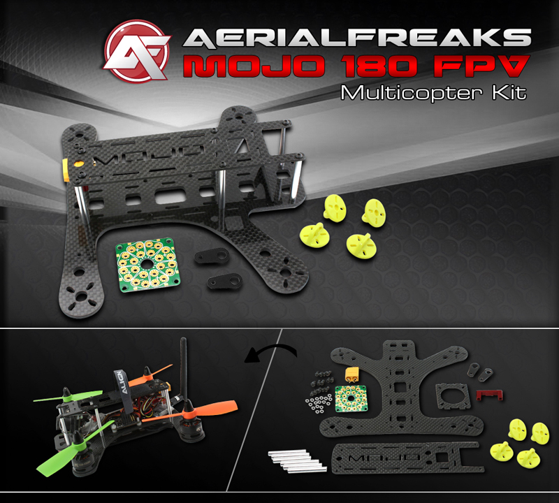 AerialFreaks MOJO 180 FPV Multicopter Kit AerialFreaks MOJO 180 FPV Multicopter Kit