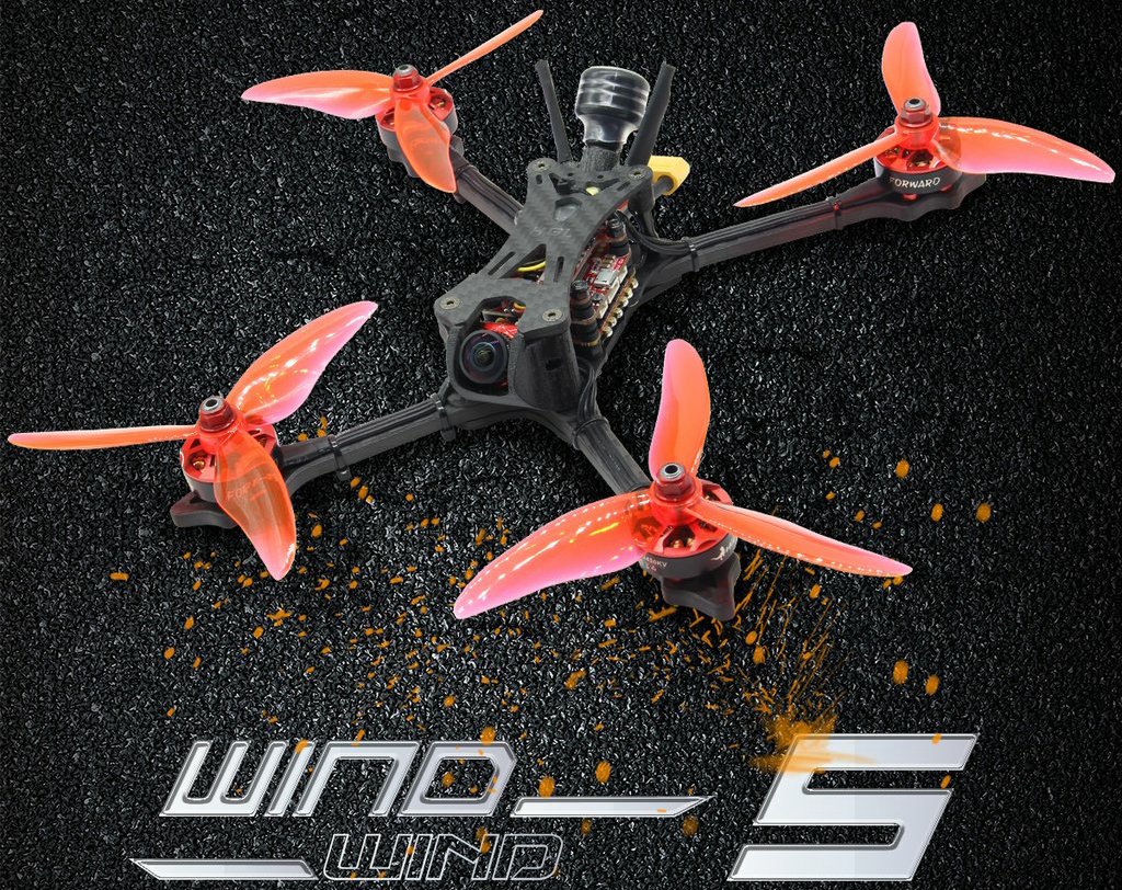 HGLRC Wind 5 Hybrid F7 60A 6S Racing Drone PNP HGLRC Wind 5 Hybrid F7 60A 6S Racing Drone PNP