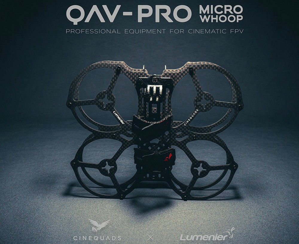 Lumenier QAV-PRO Micro Whoop 2.5" Cinequads Edition - Frame Kit