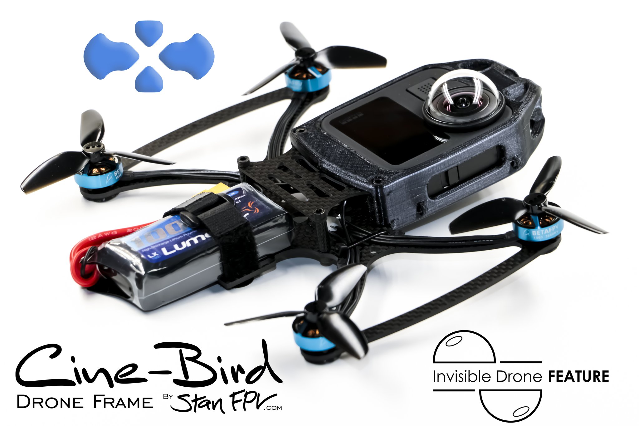 Stan FPV Cine-Bird FPV Frame Kit - GOPRO MAX360 Edition