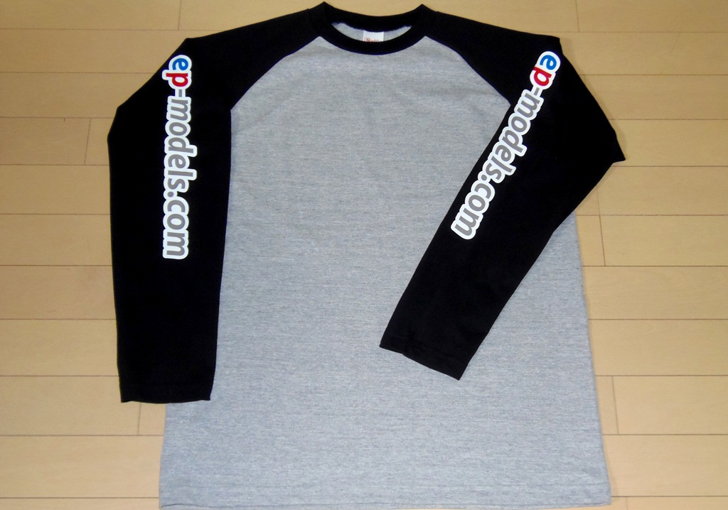 ep-models Long T-Shirt Gray/Black size L ep-models Long T-Shirt Gray/Black size L