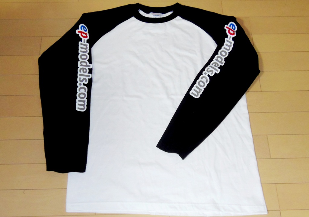 ep-models Long T-Shirt White/Black size L ep-models Long T-Shirt White/Black size L