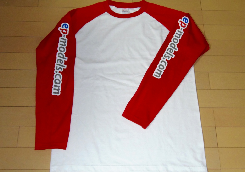 ep-models Long T-Shirt White/Red size L ep-models Long T-Shirt White/Red size L