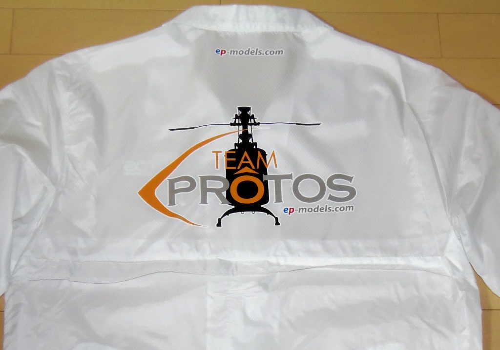 Team PROTOS Half Jacket White size Free Team PROTOS Half Jacket White size Free