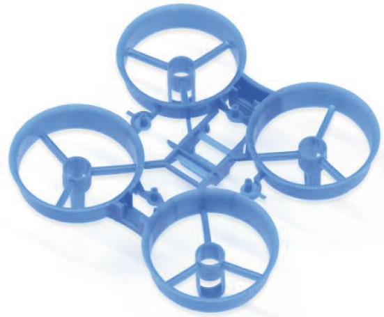 Beta FPV 7x16mm Motor用65mm Tiny Whoop V2 Frame(Blue) Beta FPV 7x16mm Motor用65mm Tiny Whoop V2 Frame(Blue)
