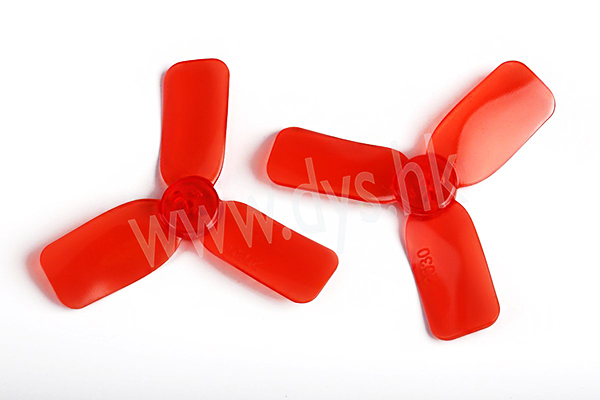 DYS 2x3 2030 Tri-blade Bullnose Propeller Set (4CW/ 4CCW) - Red DYS 2x3 2030 Tri-blade Bullnose Propeller Set (4CW/ 4CCW) - Red