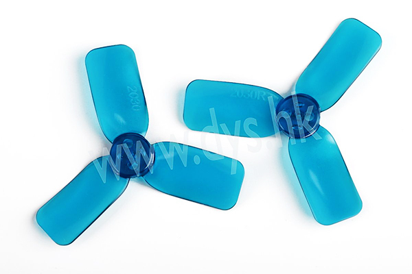 DYS 2x3 2030 Tri-blade Bullnose Propeller Set (4CW/ 4CCW) - Blue DYS 2x3 2030 Tri-blade Bullnose Propeller Set (4CW/ 4CCW) - Blue
