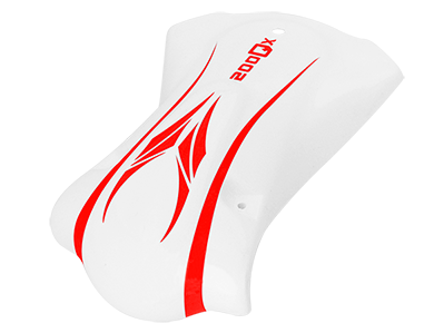 Canopy for CNC Advanced Upgrade Kit (White-Red) - Blade 200 QX Canopy for CNC Advanced Upgrade Kit (White-Red) - Blade 200 QX