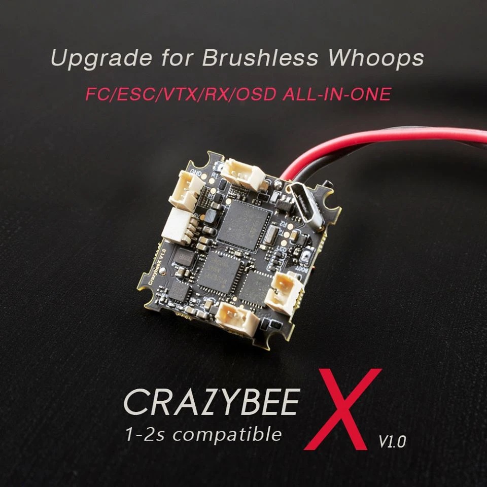 CrazybeeX AIO Flight Controller V2.2 Built-in ESC/VTX/Frsky/SFHS