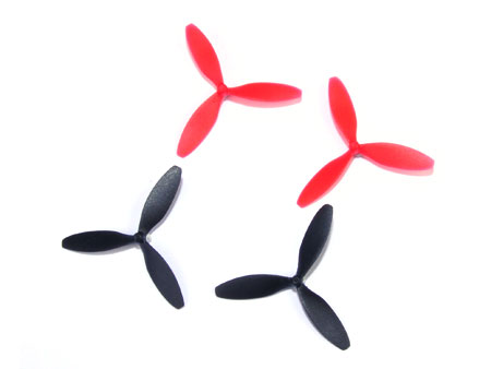 Tri-Blade Propeller (Normal x 2, Reverse x 2)- Nano QX 3D Tri-Blade Propeller (Normal x 2, Reverse x 2)- Nano QX 3D