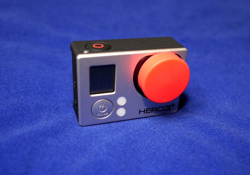 GoPro HERO3 - Silicone Lens Cover (Red) - ウインドウを閉じる