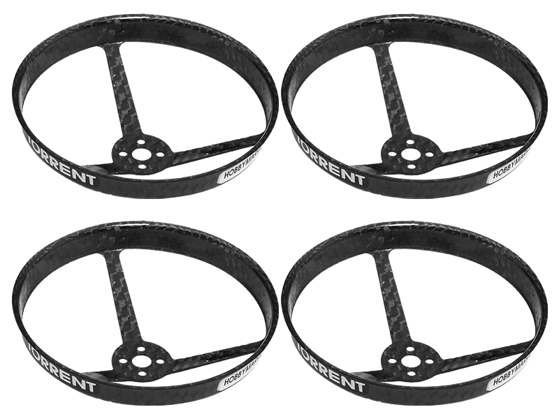 RKH HM69 CNC 100% Carbon Propeller Guard (4) - Torrent 110 FPV RKH HM69 CNC 100% Carbon Propeller Guard (4) - Torrent 110 FPV