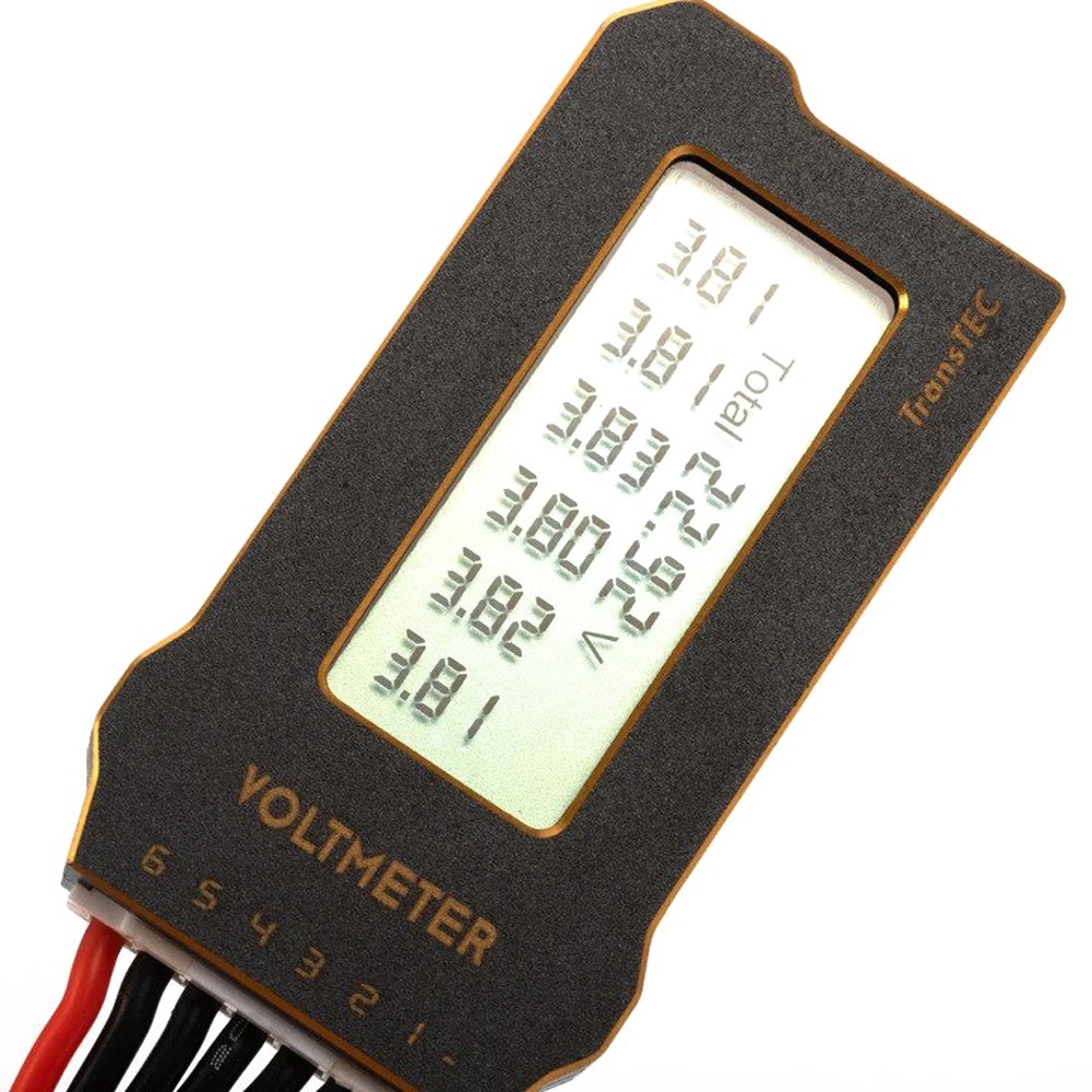 TransTEC 2-6S Lipo Battery Voltage Checker TransTEC 2-6S Lipo Battery Voltage Checker