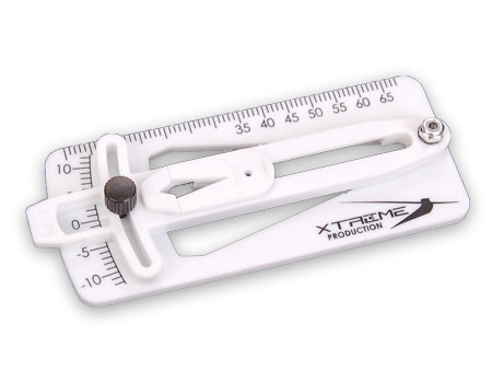 Xtreme Micro Pitch Gauge (for 200-250 size Heli), White